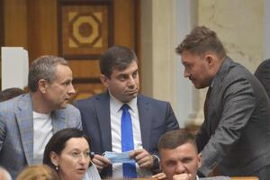 Лубінець (у центрі) попросив передати законопроєкт на повторне перше читання