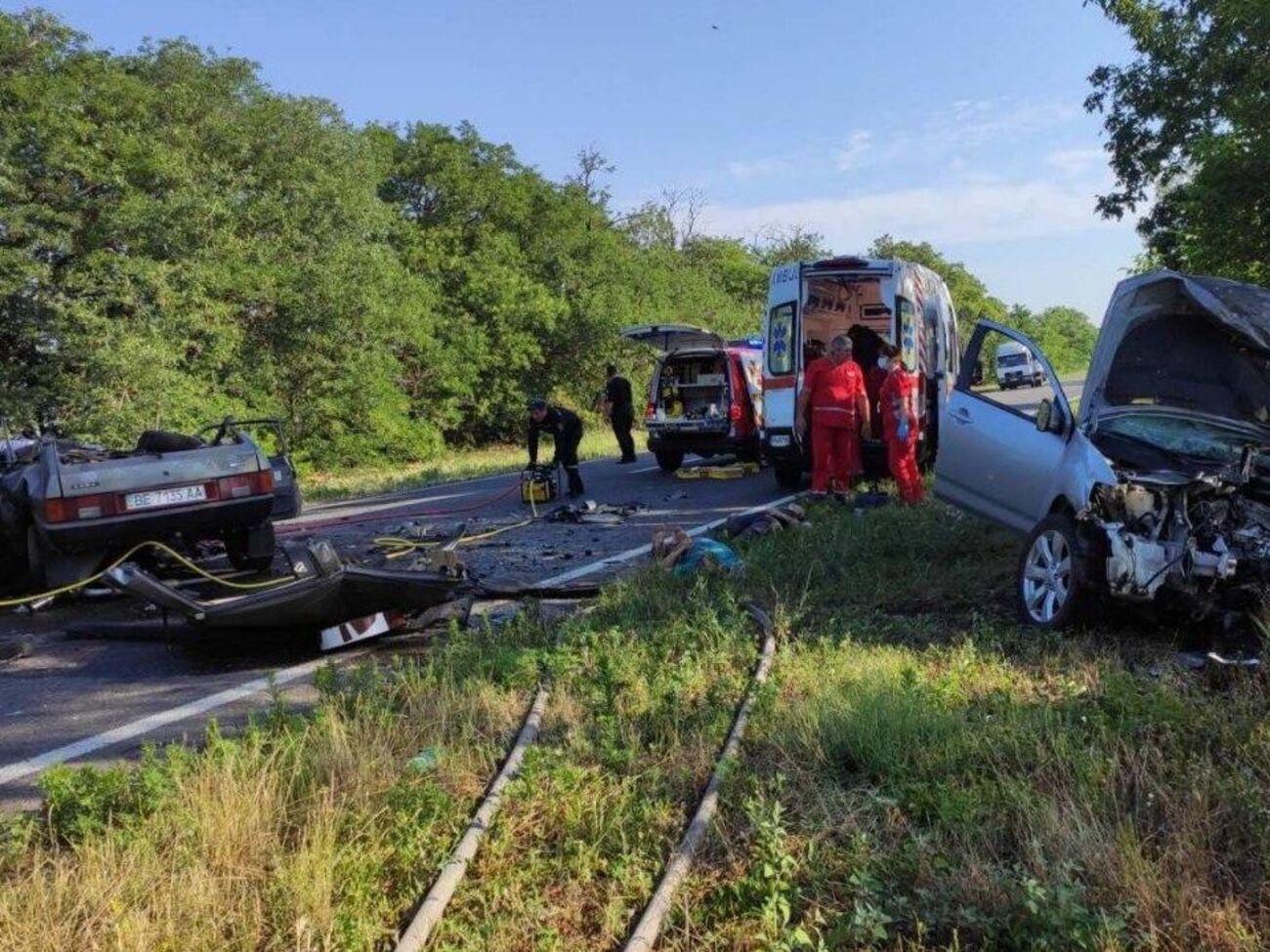Сообщение о столкновении двух легковых автомобилей поступило в 7.46