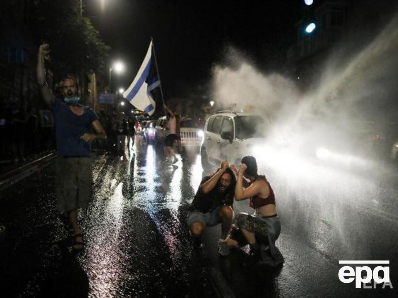 В Израиле прошли акции протеста против Нетаньяху и действий правительства в период эпидемии. Фоторепортаж