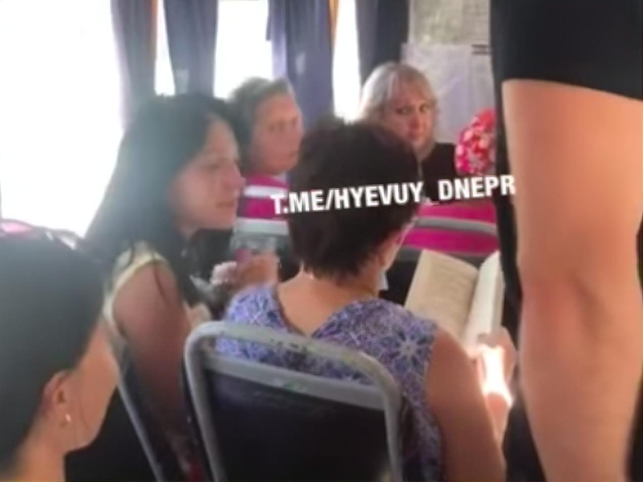 У маршрутці Дніпра стався конфлікт