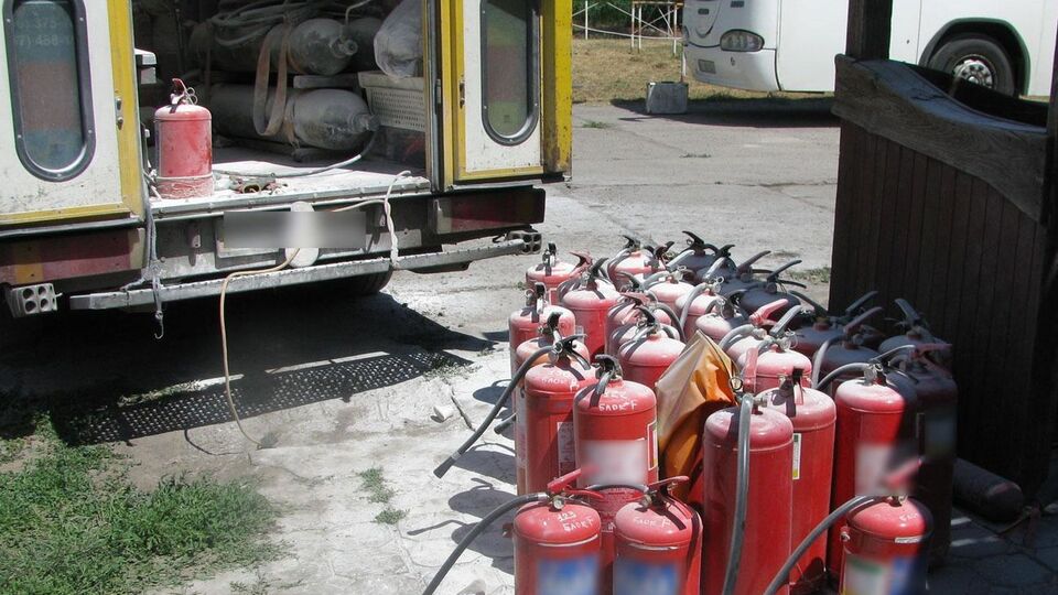 За даними поліції, інцидент стався під час планового перезаряджання вогнегасника