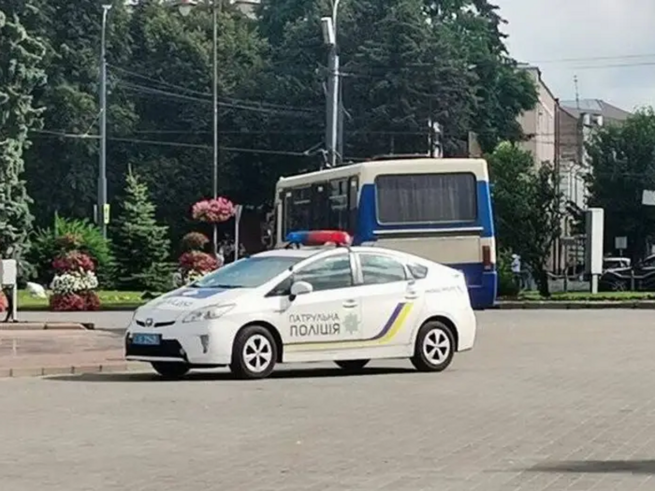 В Луцке захватили автобус