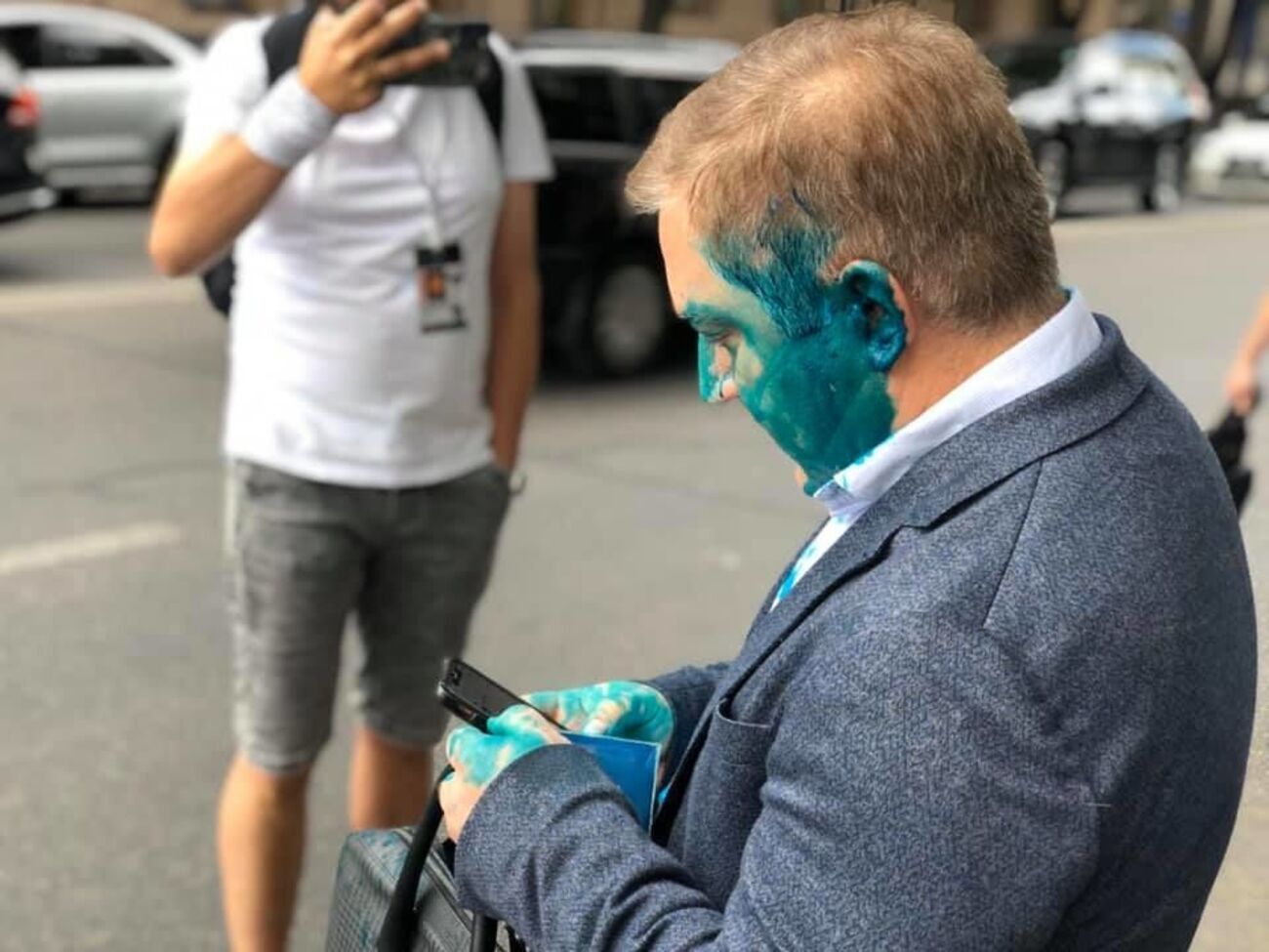 Инцидент произошел сегодня у Верховной Рады