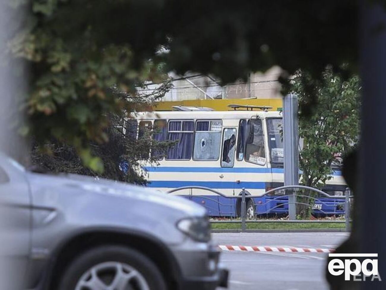 Автобус захватили в Луцке