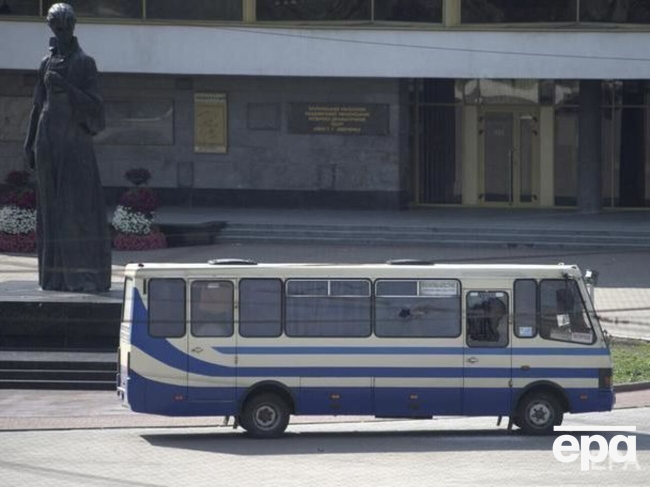 Автобус был захвачен в центре Луцка