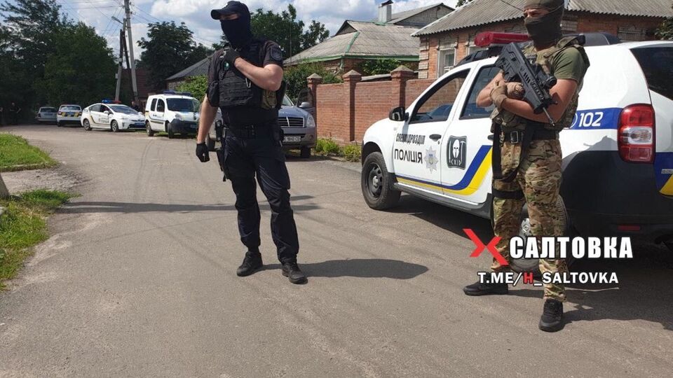 Полиция приезжала на вызов в частный сектор Харькова