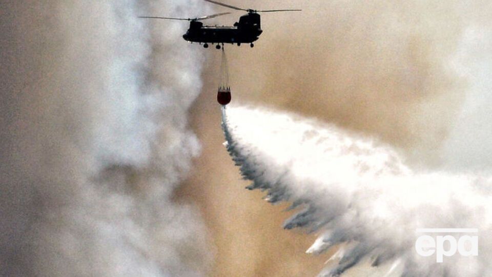 В Греции бушуют лесные пожары. Фоторепортаж