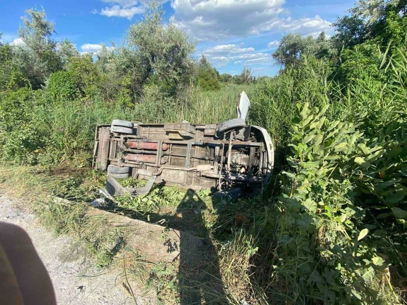 Всього у салоні автобуса перебувало приблизно 20 пасажирів