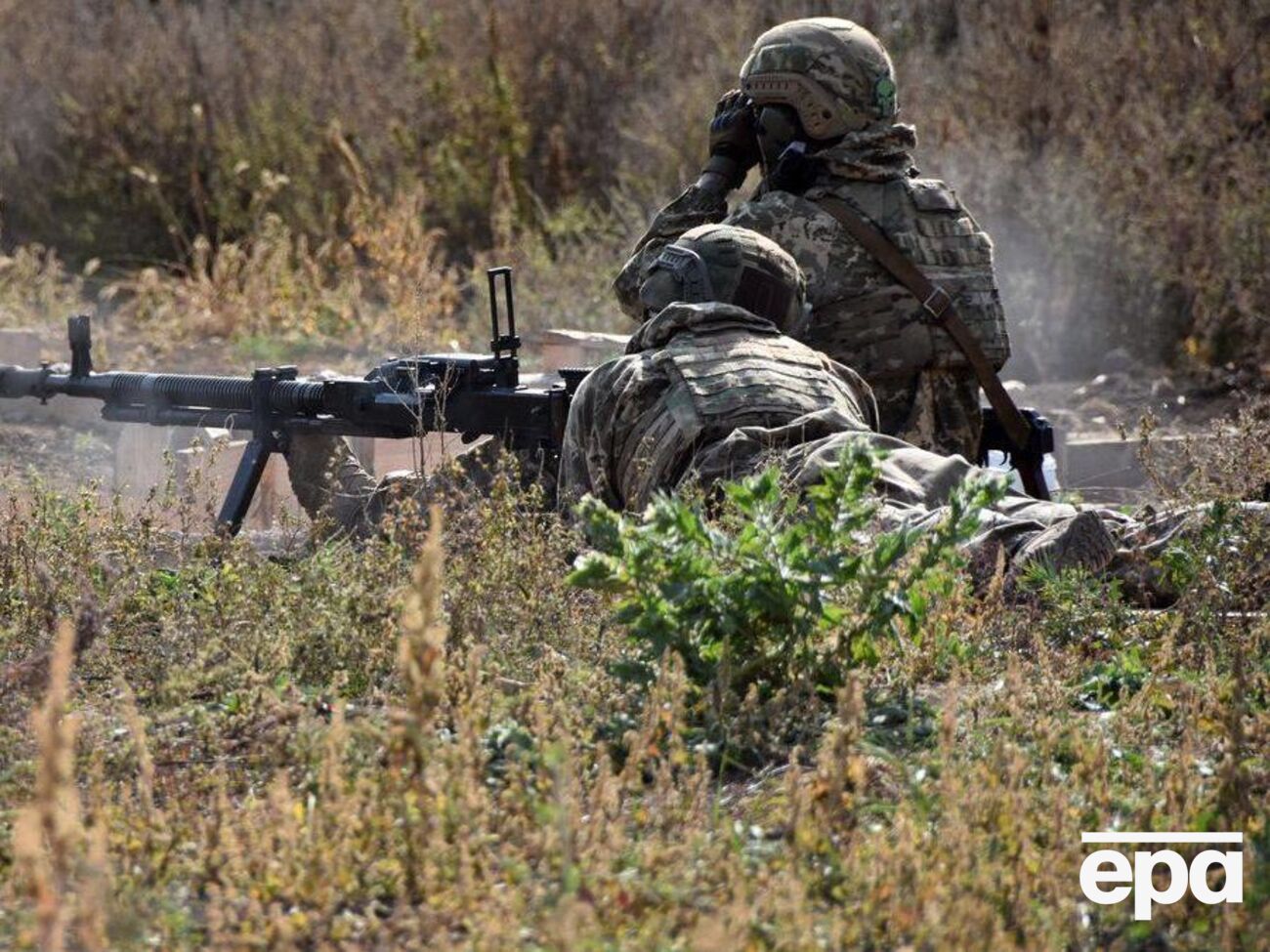 Нічний обстріл із боку російських бойовиків не становив небезпеки для українських військовослужбовців, заявили в штабі ООС