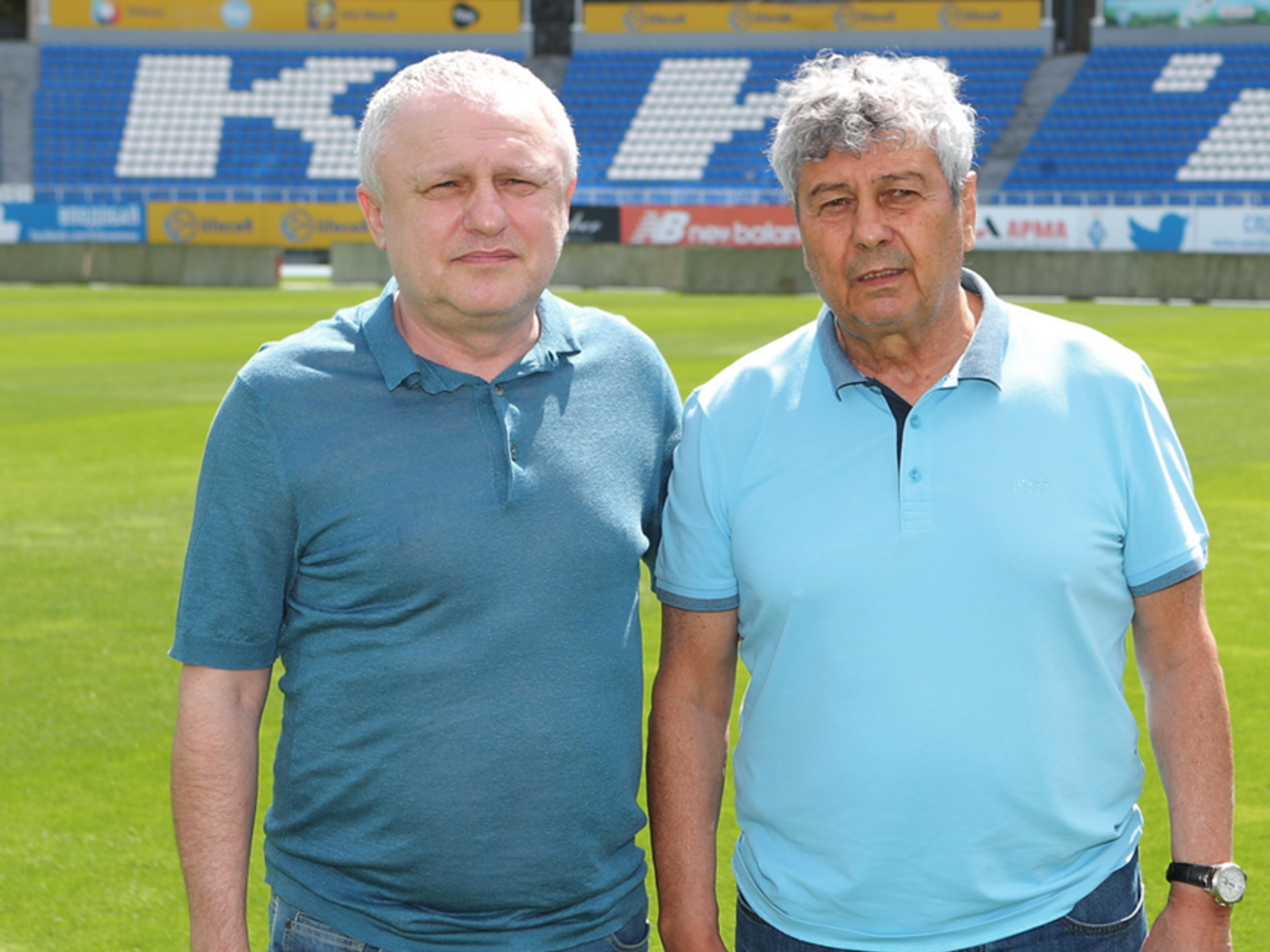 Контракт із "Динамо" Луческу (на фото праворуч) підписав 23 липня