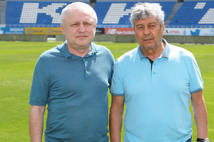 Контракт із "Динамо" Луческу (на фото праворуч) підписав 23 липня