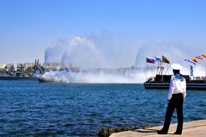 Так званий військово-морський парад підрозділів Чорноморського флоту РФ провели в Севастополі 26 липня
