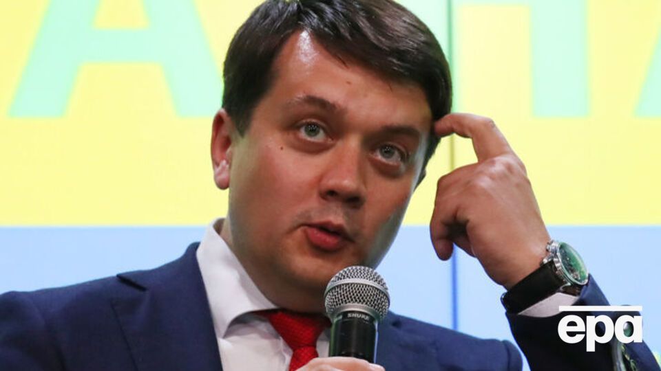 Разумков сказав, що у нього багато завдань на посаді голови Верховної Ради України