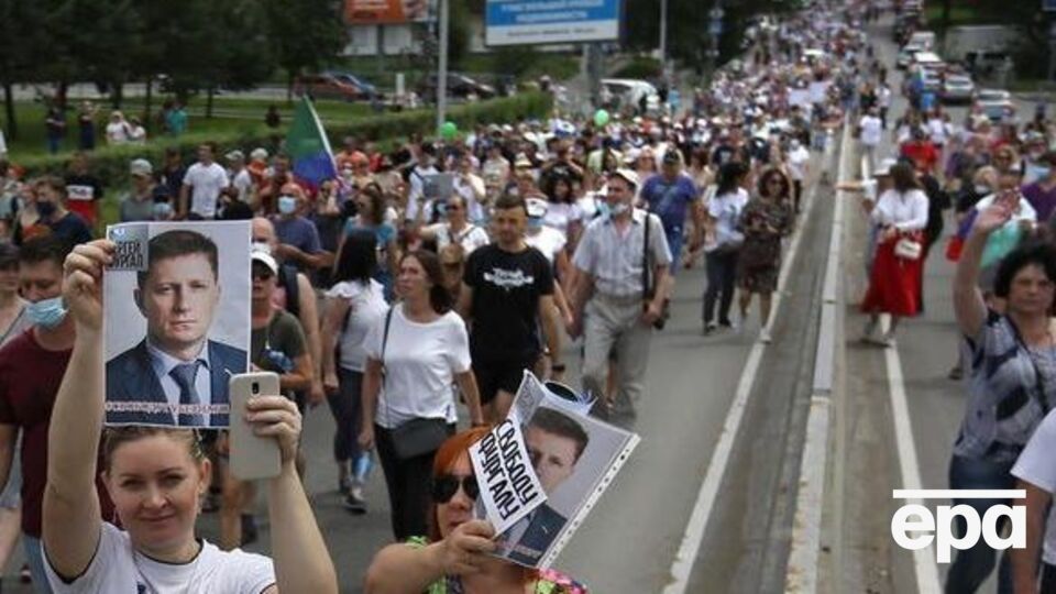 Протести в Хабаровську почалися після того, як затримали Фургала