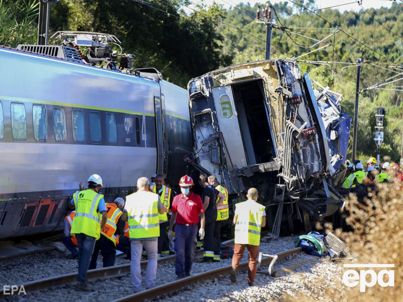 В Португалии произошла железнодорожная катастрофа