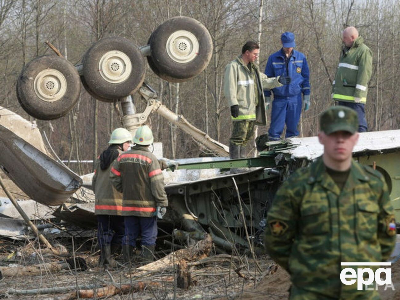 Польский борт номер один разбился 10 апреля 2010 года
