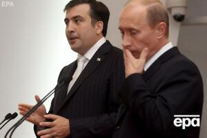 Саакашвили и Путин во время переговоров в 2006 году