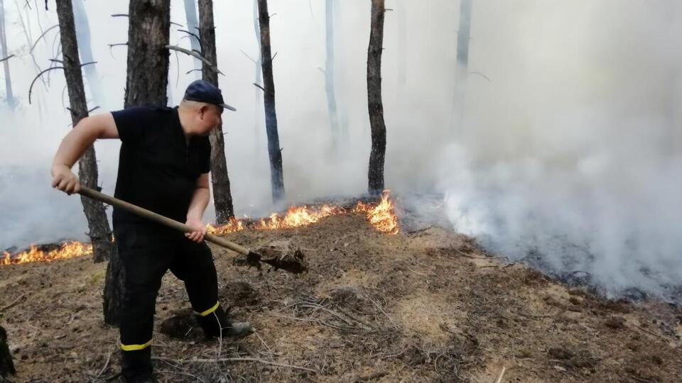 Боротьба з вогнем триває в Луганській області