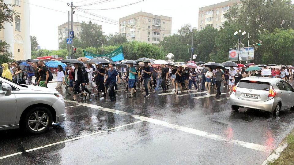 У Хабаровську четвертий тиждень поспіль тривають протести на підтримку Фургала