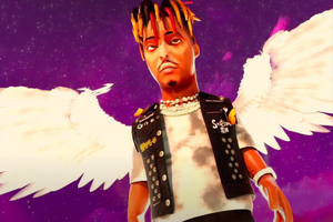 Juice Wrld постав в образі янгола