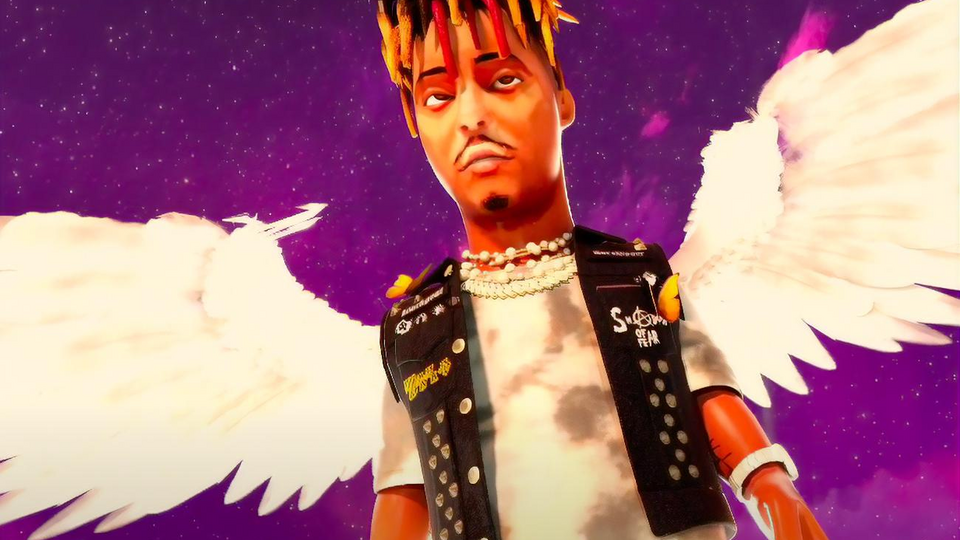 Juice Wrld постав в образі янгола