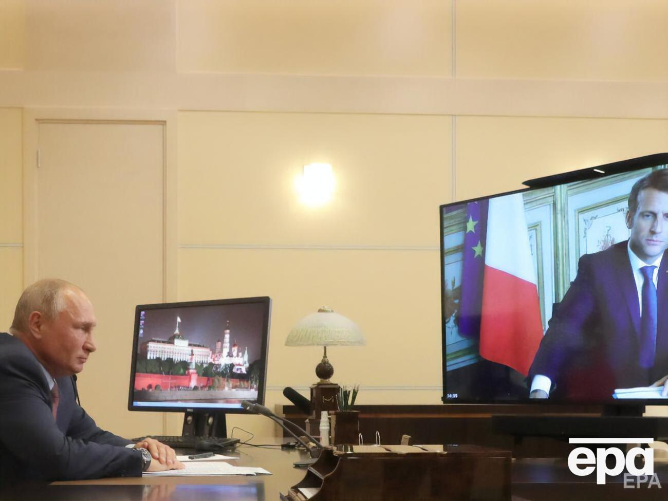 Путін і Макрон обговорили Донбас