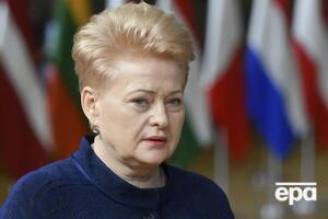 Грибаускайте – Лукашенко: Ты решил свою судьбу