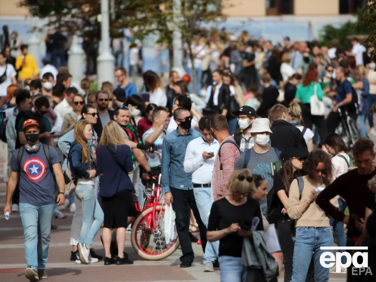 Митингующие требовали у властей Гродно признать результаты выборов недействительными
