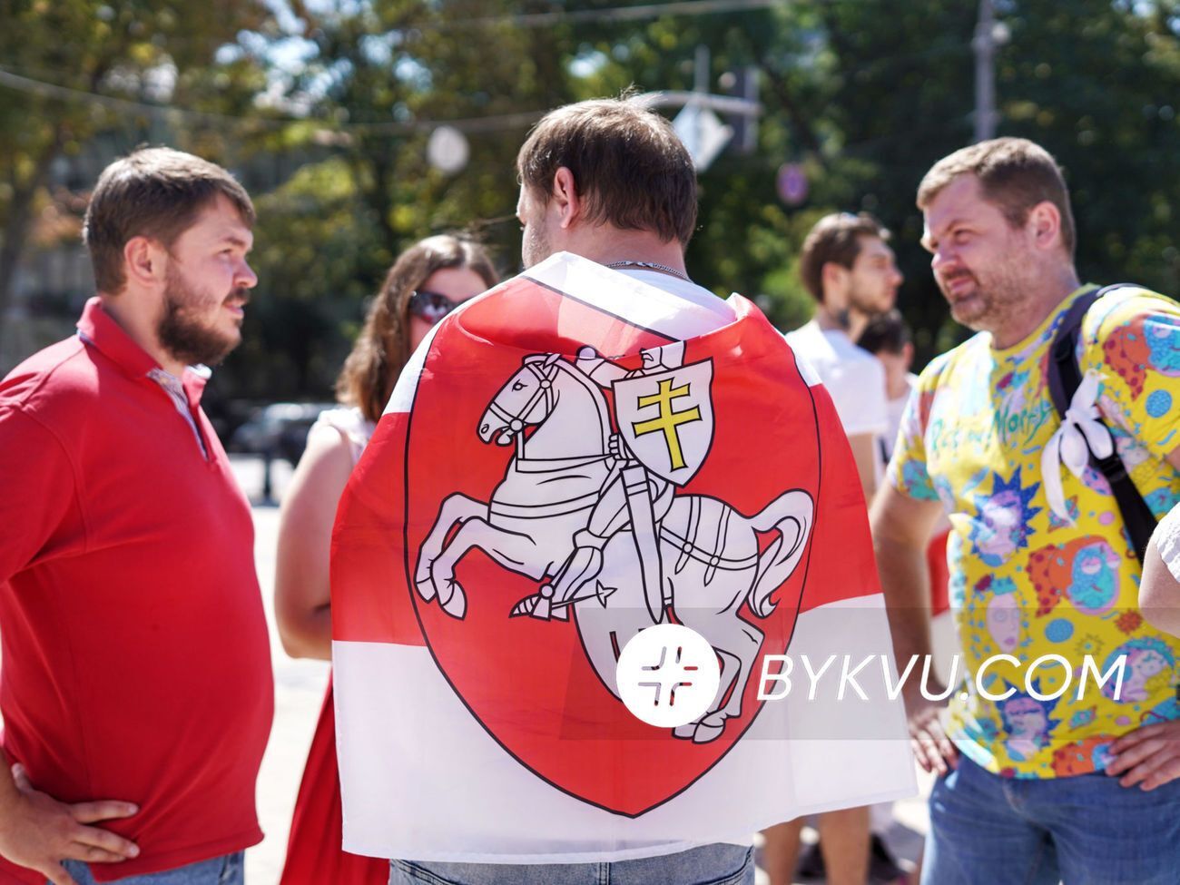 У Києві провели хід на підтримку Білорусі. Фоторепортаж