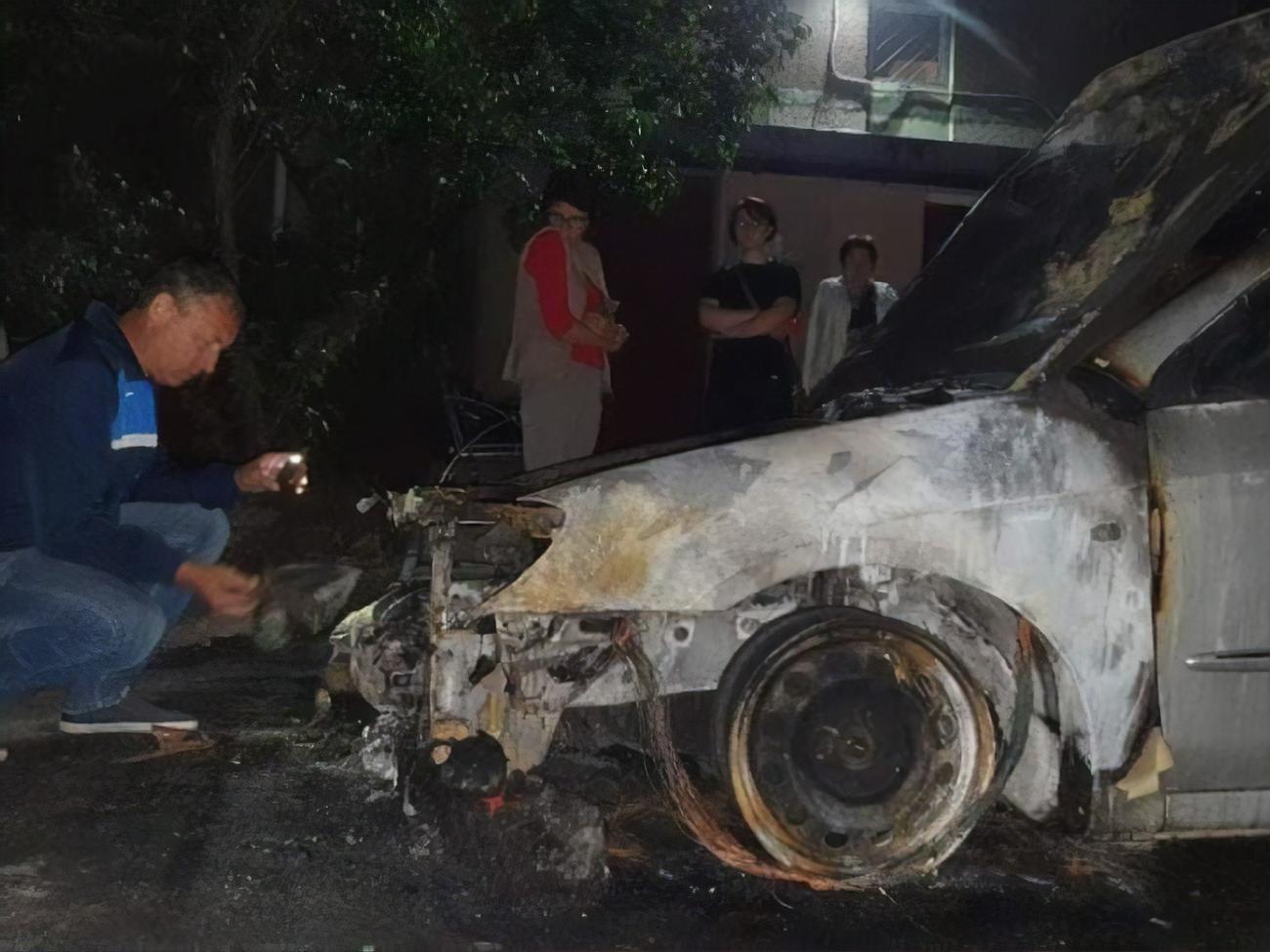 Авто згоріло цієї ночі