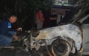 Авто згоріло цієї ночі