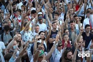 Белорусы протестуют против победы действующего президента страны Александра Лукашенко