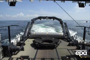 Спасательное судно Go Navigator специально приспособлено для транспортировки капсулы космического корабля