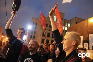 Координаційну раду опозиції створили 14 серпня. Марія Колесникова (на фото праворуч) входить у її президію