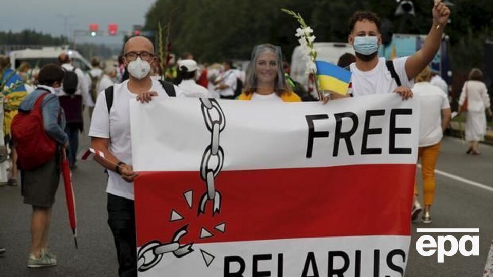 Напередодні в Литві відбулася акція на підтримку білорусів