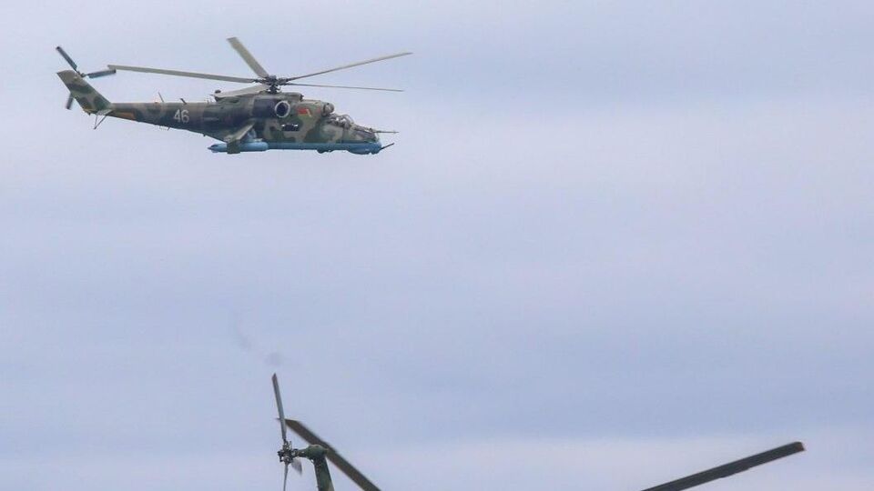 В Беларуси сообщали о задействованных вертолетах сил ПВО