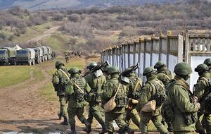 Российские военные в Крыму в марте 2014 года