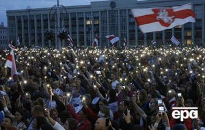 25 августа на площади Независимости в Минске прошел оппозиционный митинг
