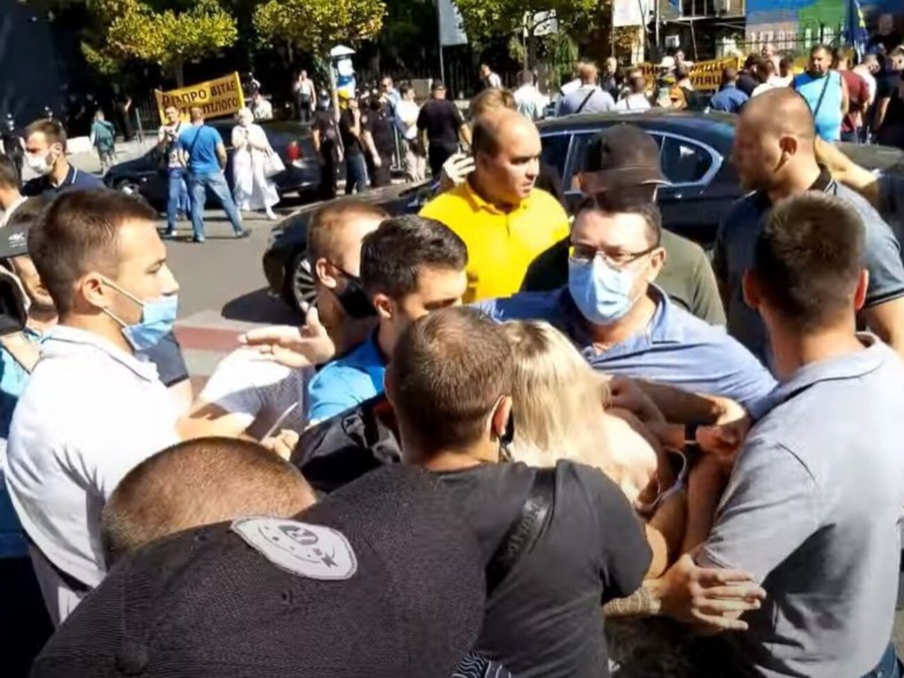 Инцидент произошел в ходе визита Зеленского в Днепр