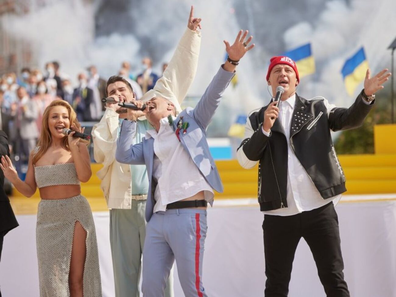 Під час концерту в День Незалежності 18 артистів виконали фрагменти 42 композицій