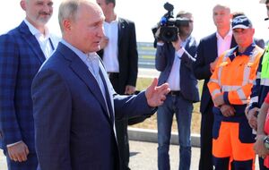 У Криму Путін був присутнім на відкритті нової ділянки дороги