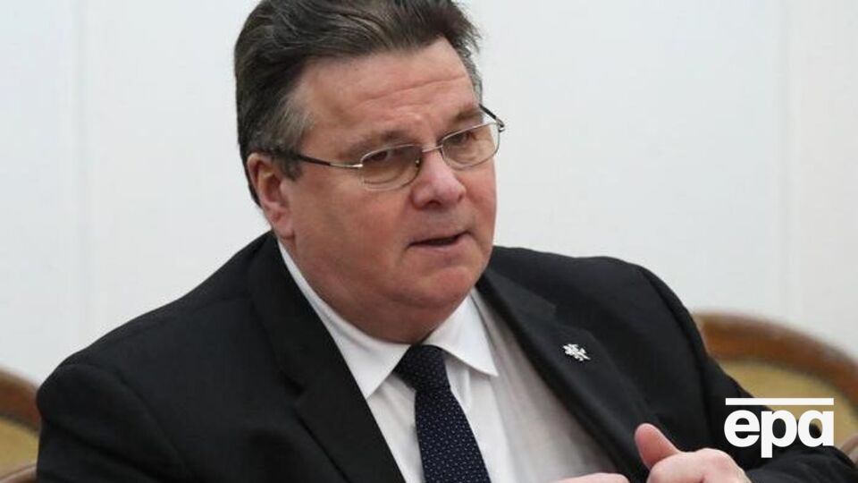 Лінкявічюс: Ми повинні зберігати тиск на РФ і санкції