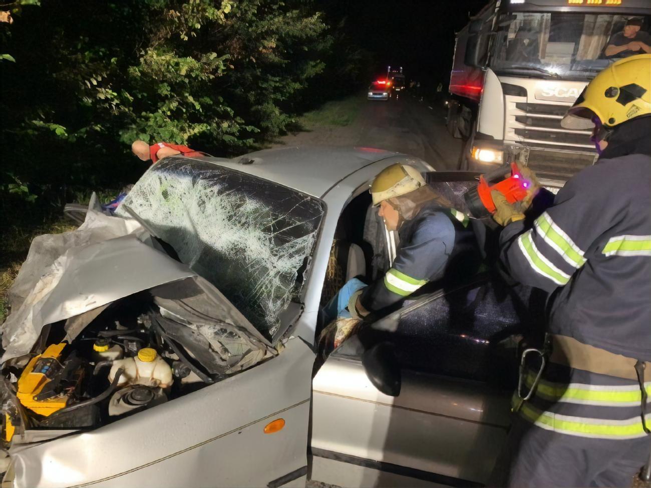 Авария произошла на 56-м километре автодороги Борисполь – Днепр