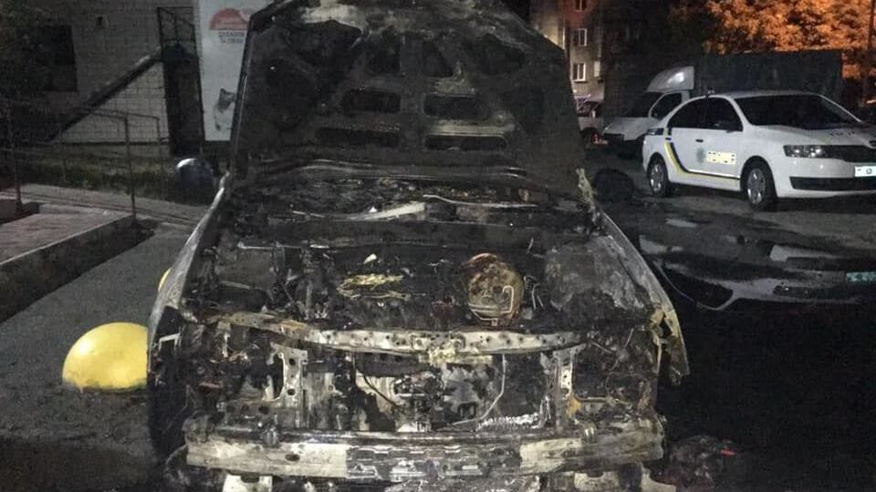 Автомобіль програми "Схеми" підпалили у Броварах