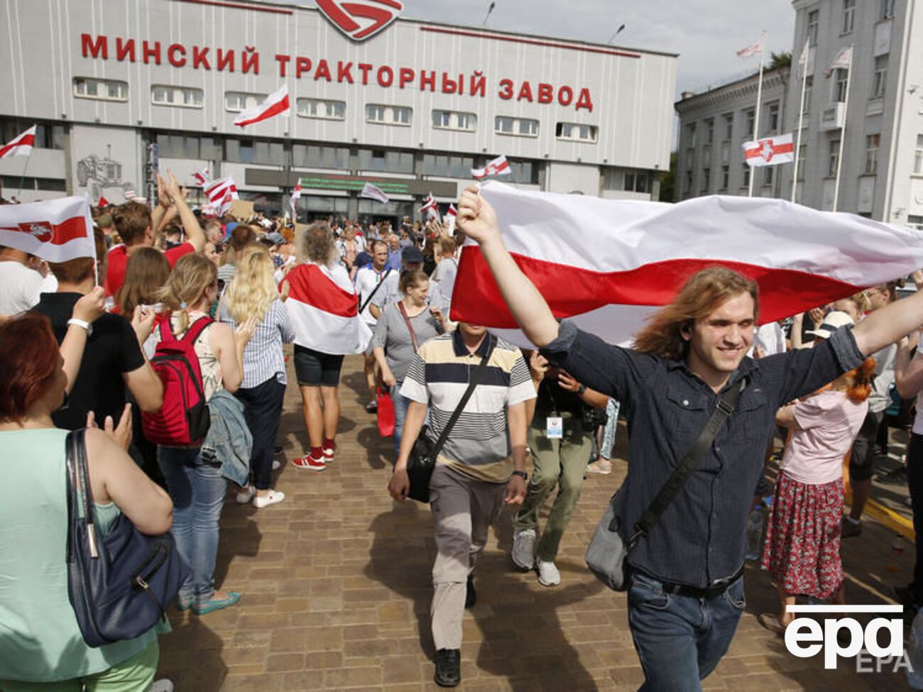 Работники Минского тракторного завода присоединились к общенациональной забастовке 17 августа