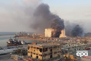 Взрыв произошел в районе порта Бейрута