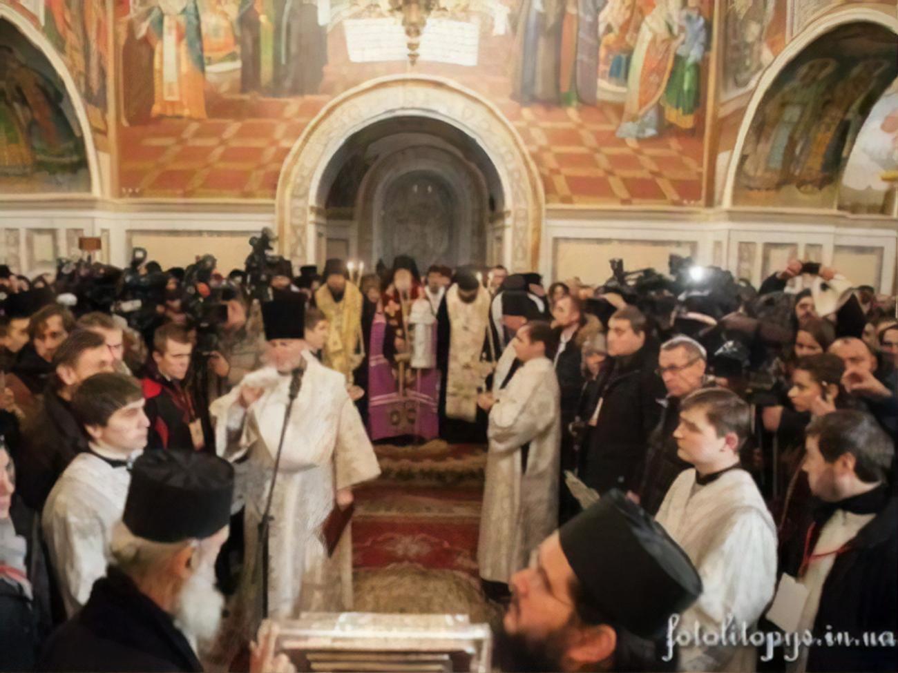 Дари волхвів виставляли в Києво-Печерській лаврі в січні 2014 року