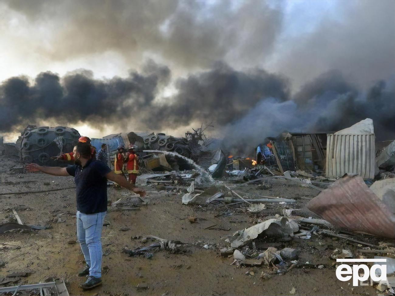 Потужний вибух у порту Бейрута стався увечері 4 серпня