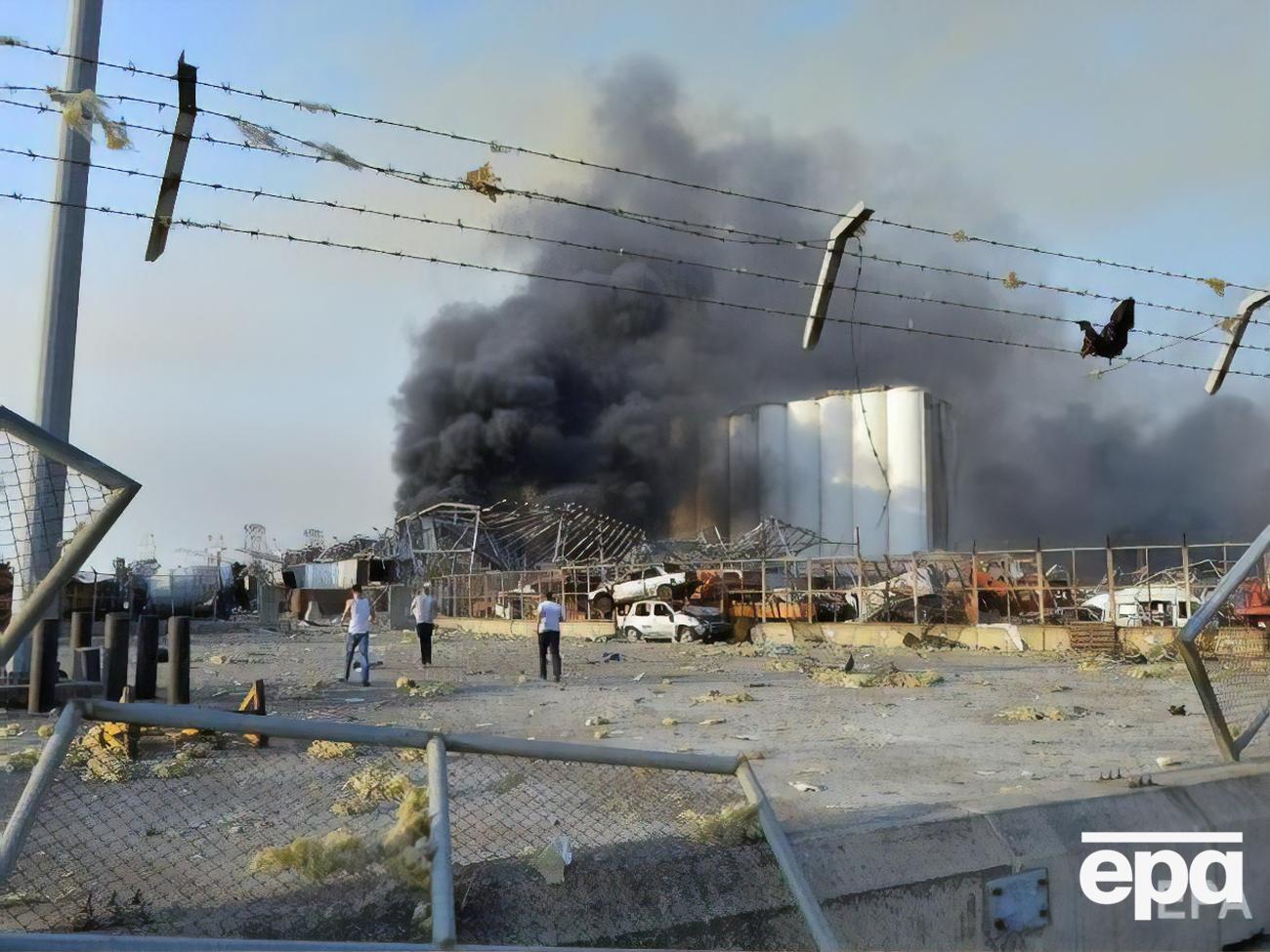 Потужний вибух у порту Бейрута стався увечері 4 серпня