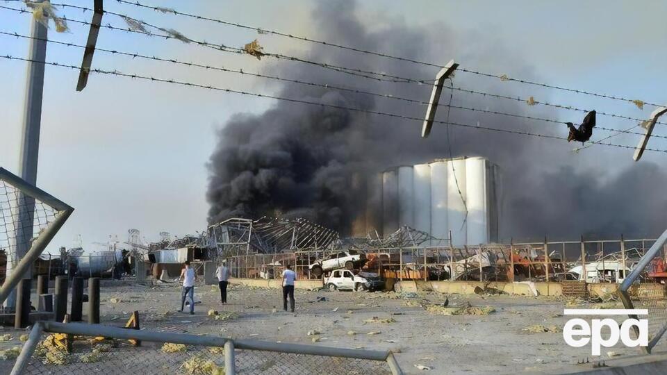 Потужний вибух у порту Бейрута стався увечері 4 серпня